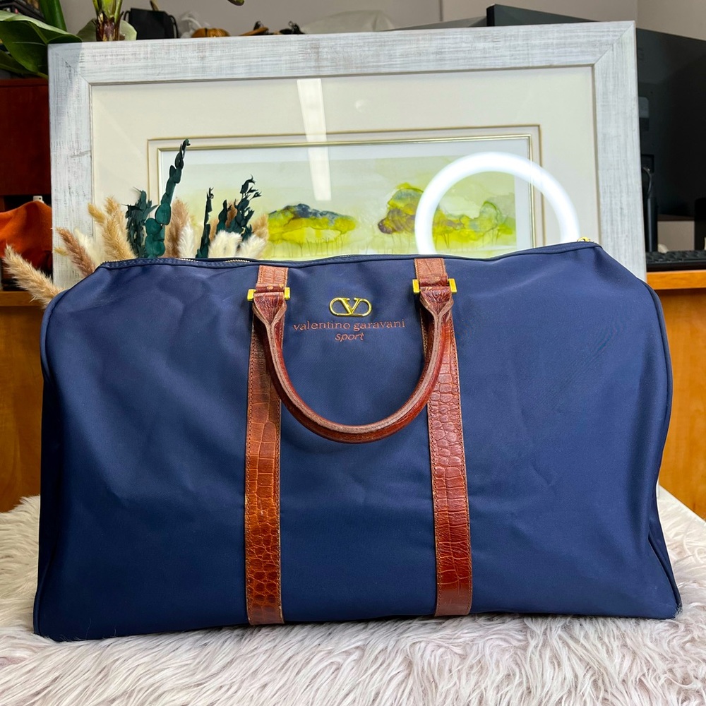 Vintage Valentino Garavani Boston Sport Duffle Bag